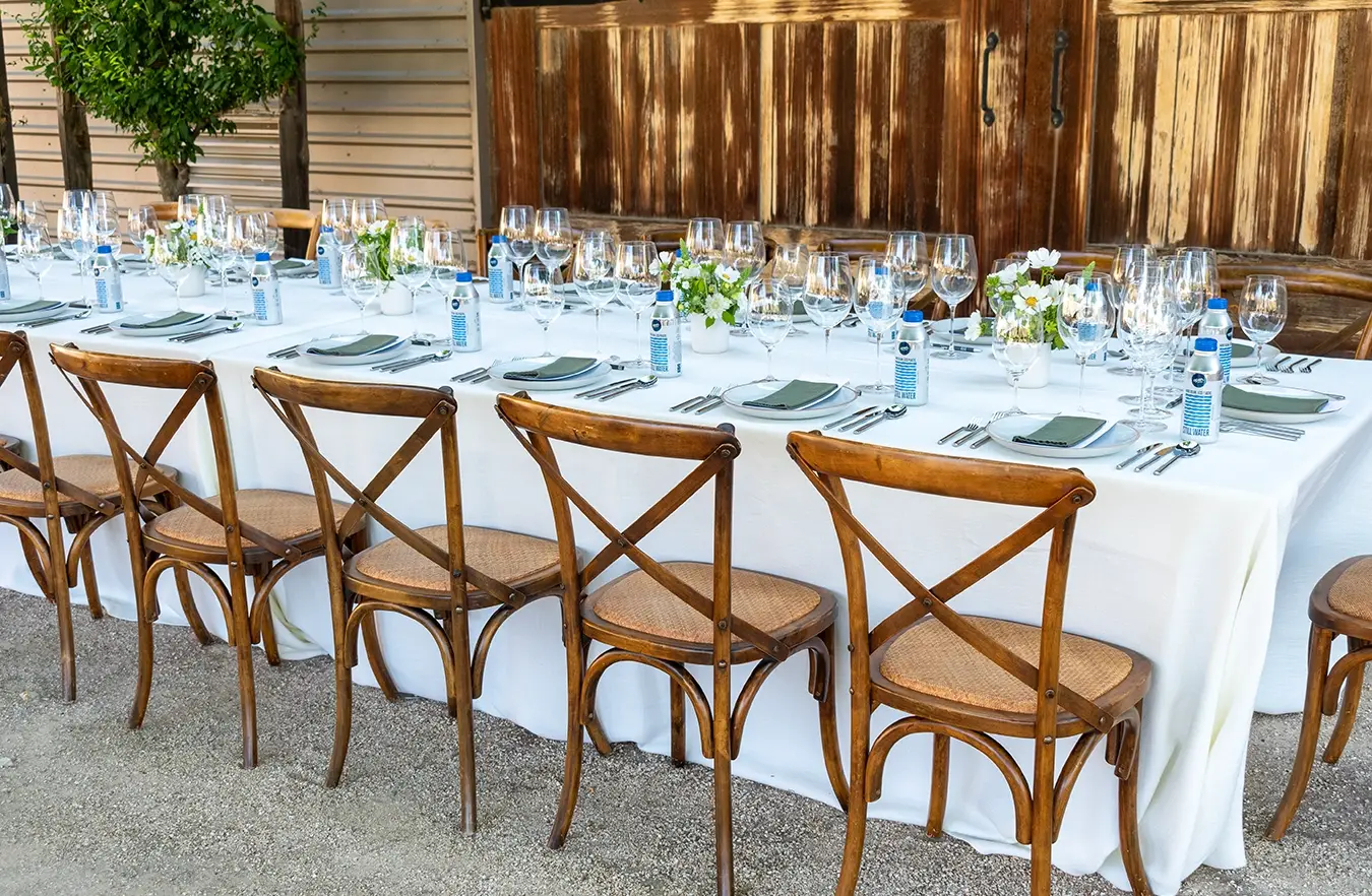 Table setting for private event at Somerston Estate (2).