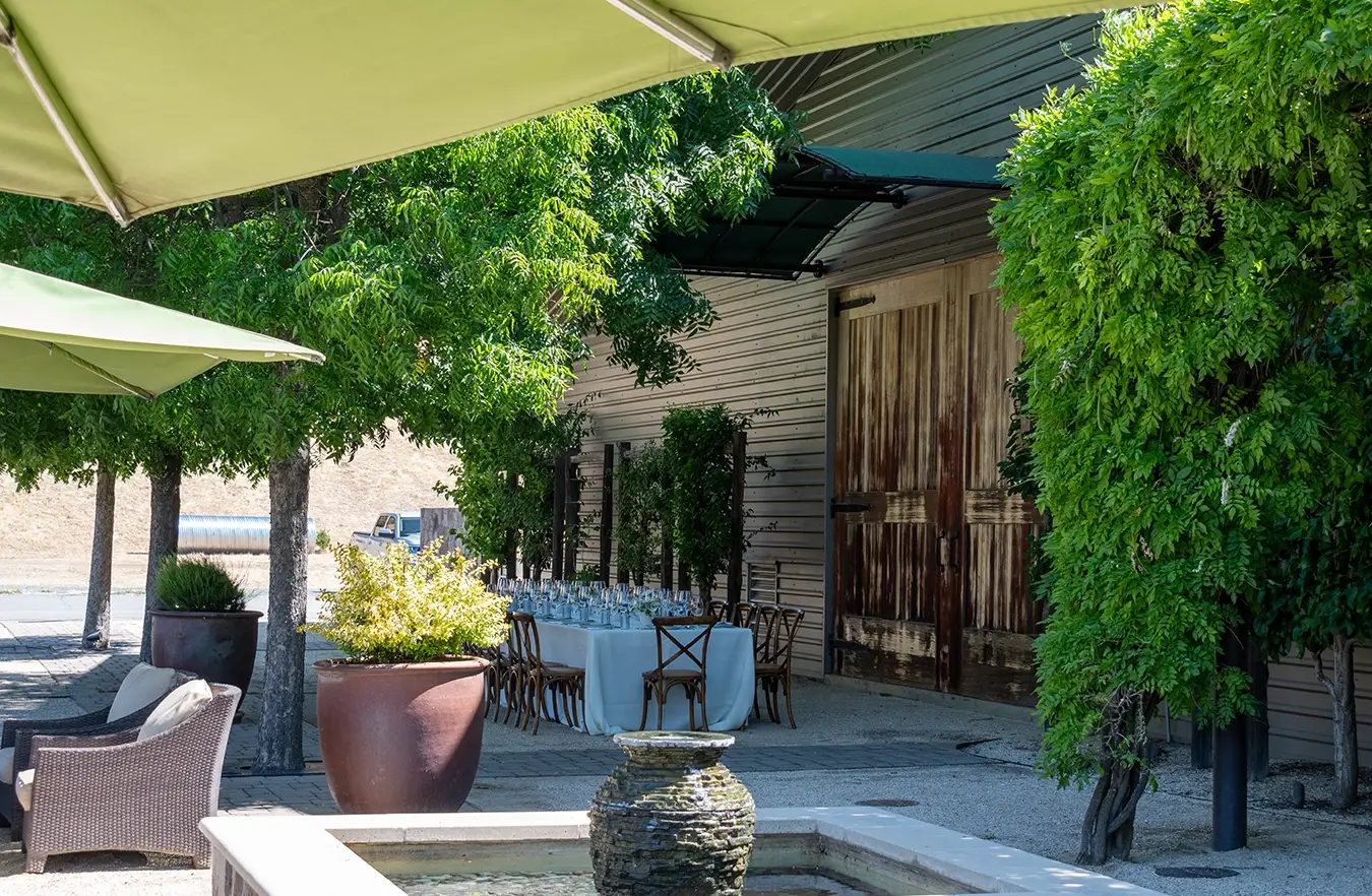 Patio area at Somerston Estate.