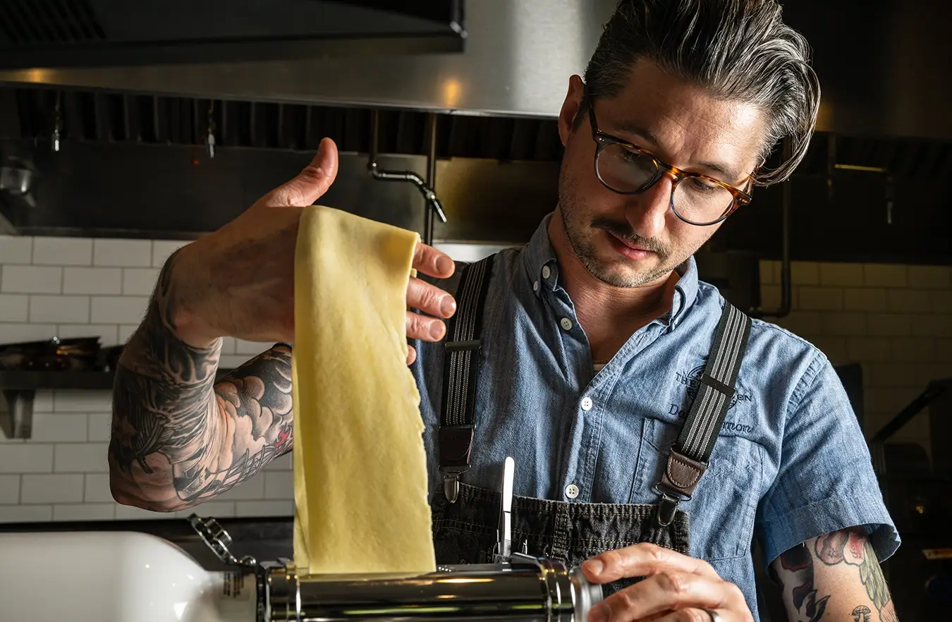 Chef Dan Solomon at Somerston Estate